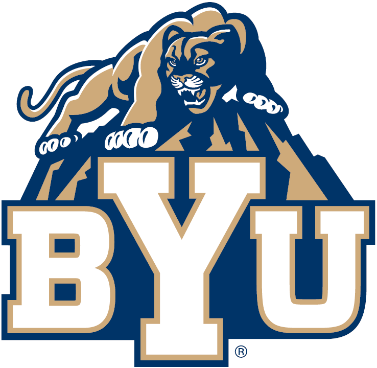 Brigham Young Cougars 2005-Pres Secondary Logo v2 DIY iron on transfer (heat transfer)